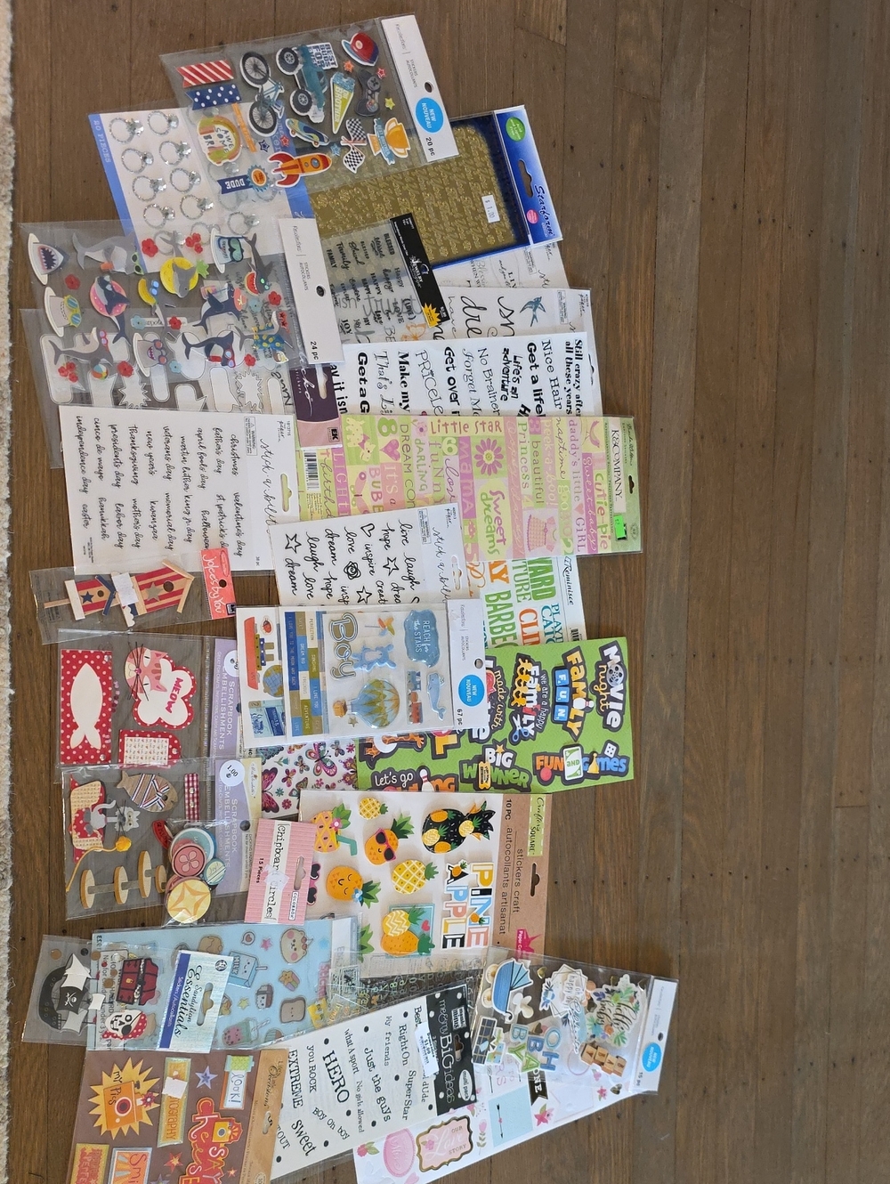 Assorted Sticker Packs - Set Of 30. Crafting/ Scrapbooking. NEW